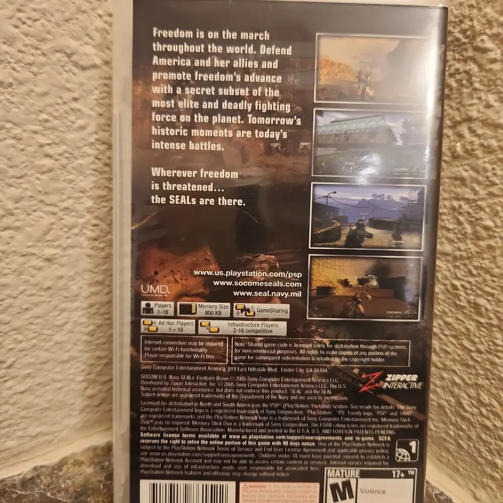 Game - SOCOM: US Navy Seals | Fireteam Bravo (NEW) - PSP